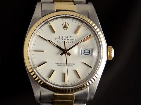 rolex datejust 1977 oro acciaio